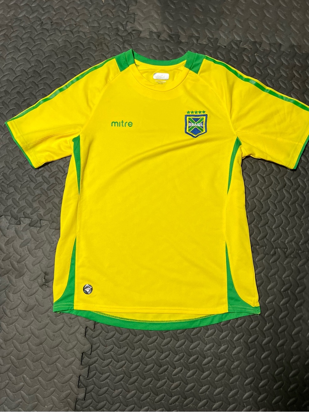 Kids' Yellow & Green Soccer Jersey